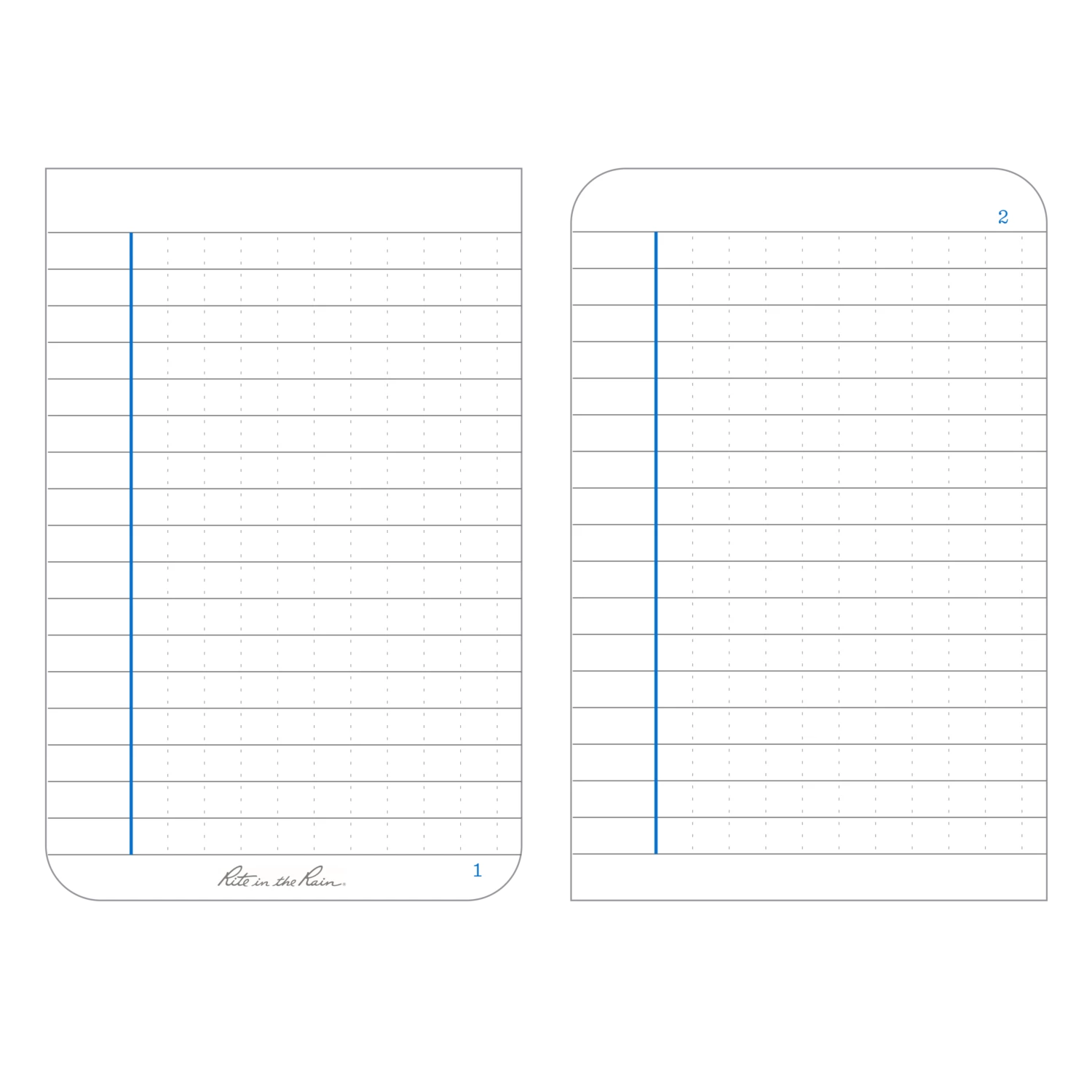 Waterproof Notebooks Rite In The Rain All-Weather Law Enforcement Notebook, 3.25 In. X 5 In. 6 Waterproof Notebooks Rite In The Rain All-Weather Law Enforcement Notebook, 3.25 In. X 5 In.