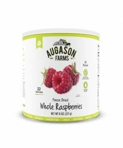 Augason Farms Freeze Dried Whole Raspberries Food & Food Storage