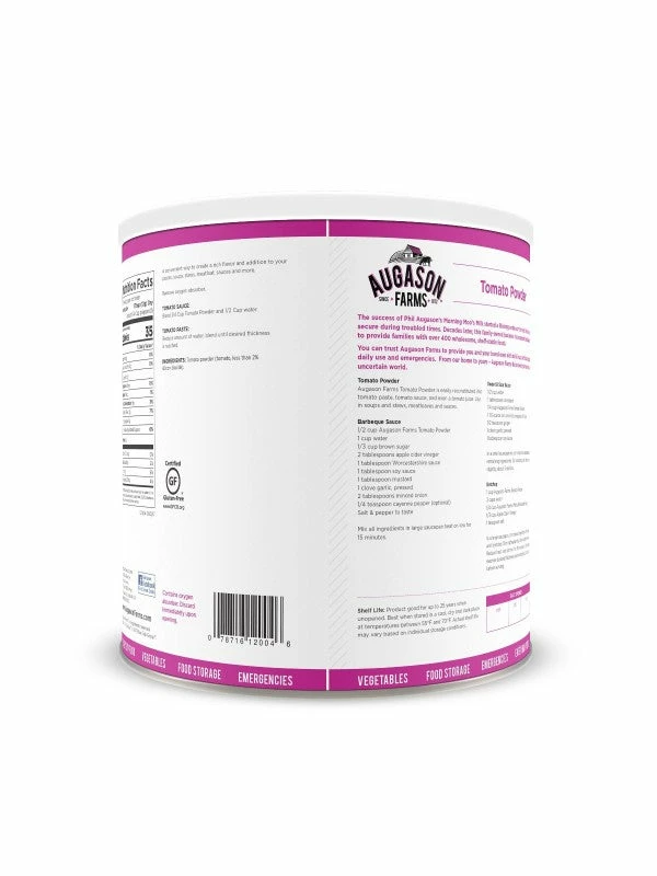 Augason Farms Tomato Powder 2 Augason Farms Tomato Powder