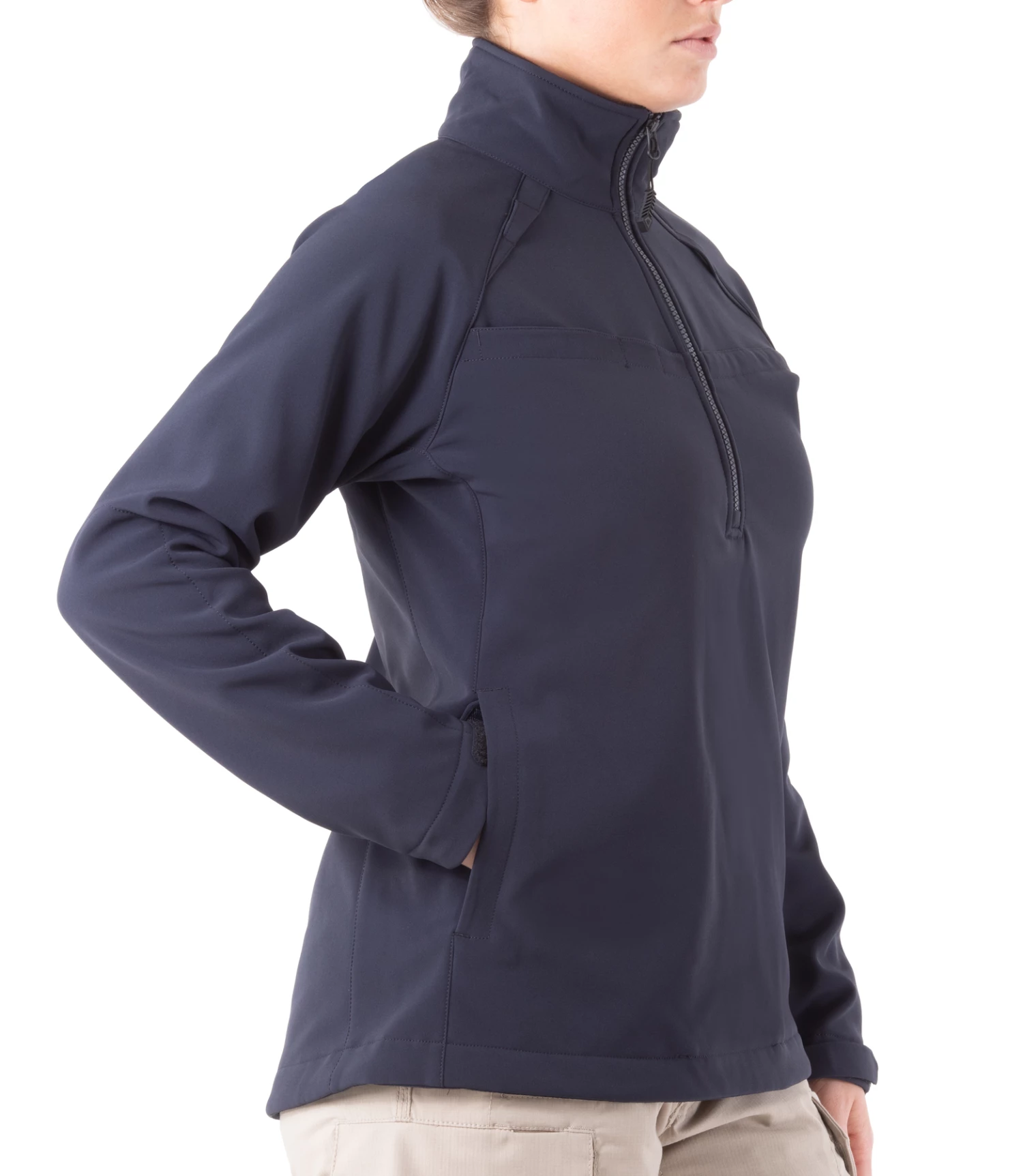 FIRST TACTICAL WOMEN'S SOFTSHELL JOB SHIRT HALF ZIP 2 FIRST TACTICAL WOMEN'S SOFTSHELL JOB SHIRT HALF ZIP