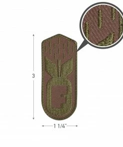 Rothco F-Bomb Patch With Hook Back - Coyote Brown