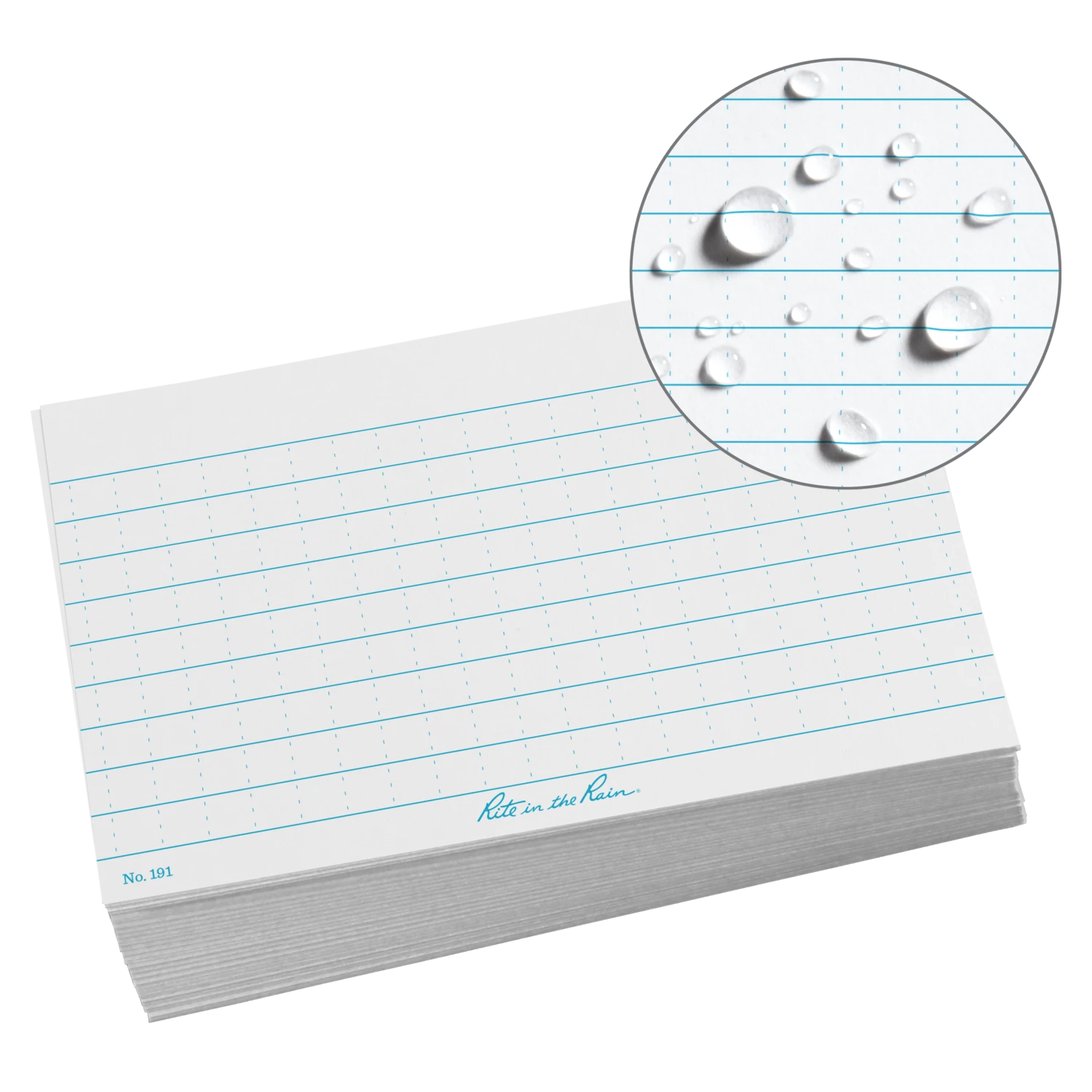Waterproof Notebooks Rite In The Rain Weatherproof Index Cards, 3" X 5" 4 Waterproof Notebooks Rite In The Rain Weatherproof Index Cards, 3" X 5"