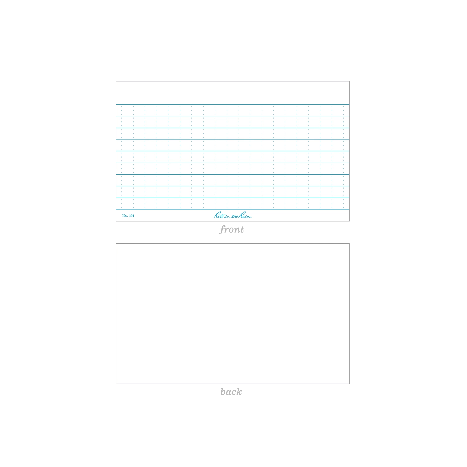 Waterproof Notebooks Rite In The Rain Weatherproof Index Cards, 3" X 5" 5 Waterproof Notebooks Rite In The Rain Weatherproof Index Cards, 3" X 5"