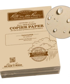 Rite In The Rain Weatherproof Bulk Copier Paper 8.5 In. X 11 In. 500 Sheets - 20#