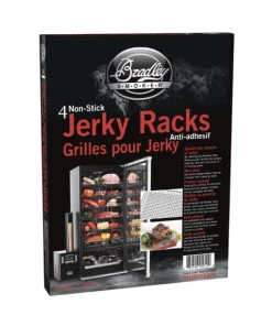 Bradley Smoker Jerky Racks, Teflon Coating, 15Ã—11.9 In, 4 Pack