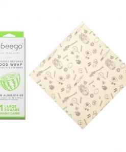 Abeego Reusable Beeswax Food Wraps - Square Food & Food Storage 20 Abeego Reusable Beeswax Food Wraps - Square Food & Food Storage