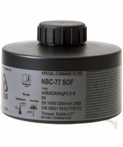 Gas Masks & HAZMAT Suits MIRA Safety CBRN Gas Mask Filter NBC-77 SOF 40mm Thread