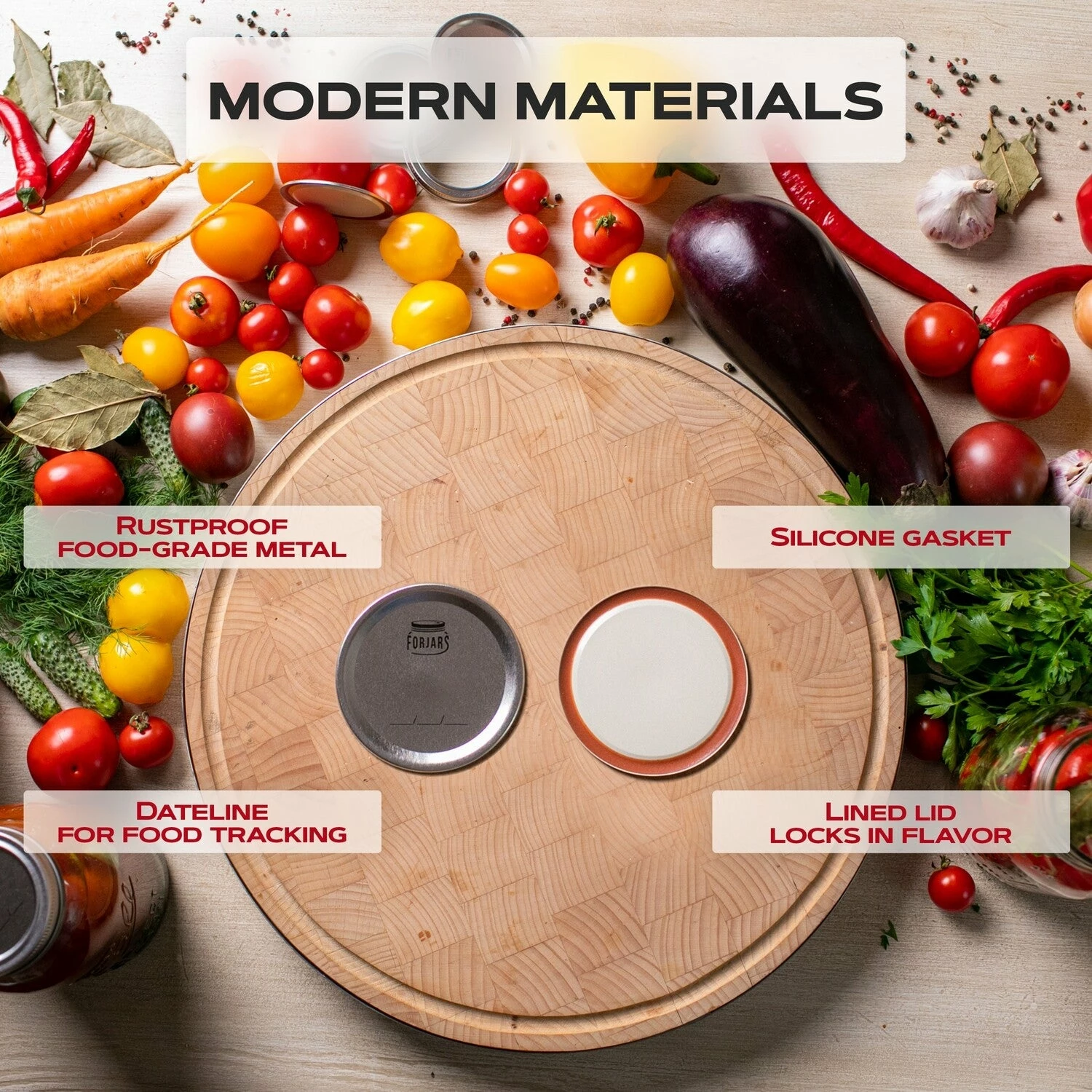 ForJars Canning Lids - Wide 4 ForJars Canning Lids - Wide