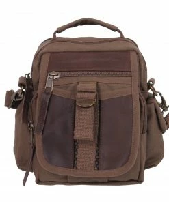Rothco Canvas & Leather Travel Shoulder Bag