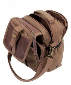 Rothco Canvas & Leather Travel Shoulder Bag