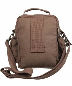 Rothco Canvas & Leather Travel Shoulder Bag