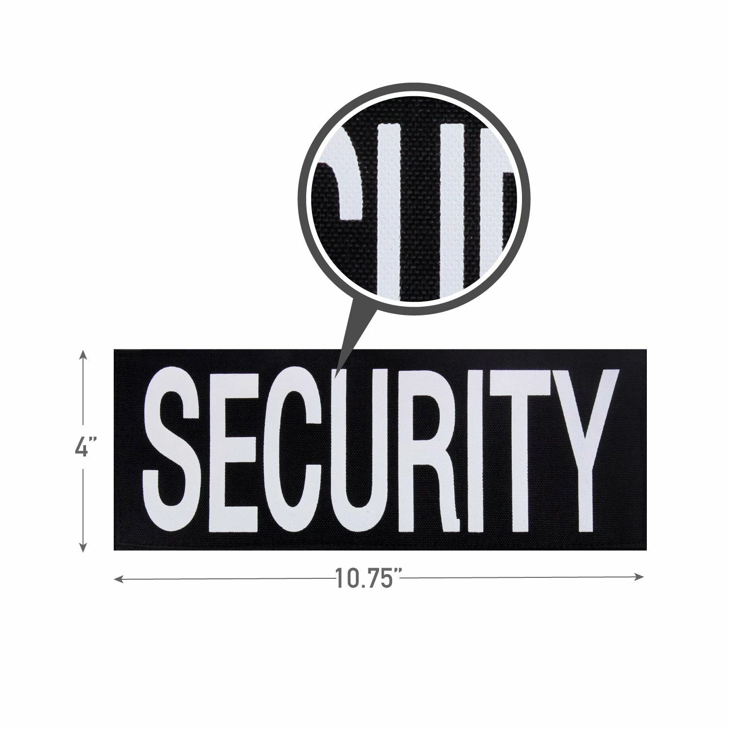 Rothco Security Patch With Hook Back 3 Rothco Security Patch With Hook Back