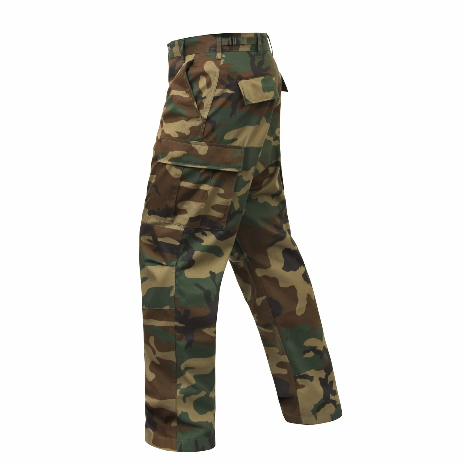 Rothco Relaxed Fit Zipper Fly BDU Pants - Woodland Camo 4 Rothco Relaxed Fit Zipper Fly BDU Pants - Woodland Camo