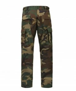 Rothco Relaxed Fit Zipper Fly BDU Pants - Woodland Camo