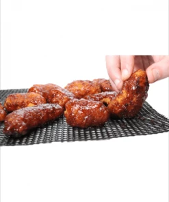 Bradley Smoker Non-Stick Silicon Mat, Magic Mats, 4 Pack, Black