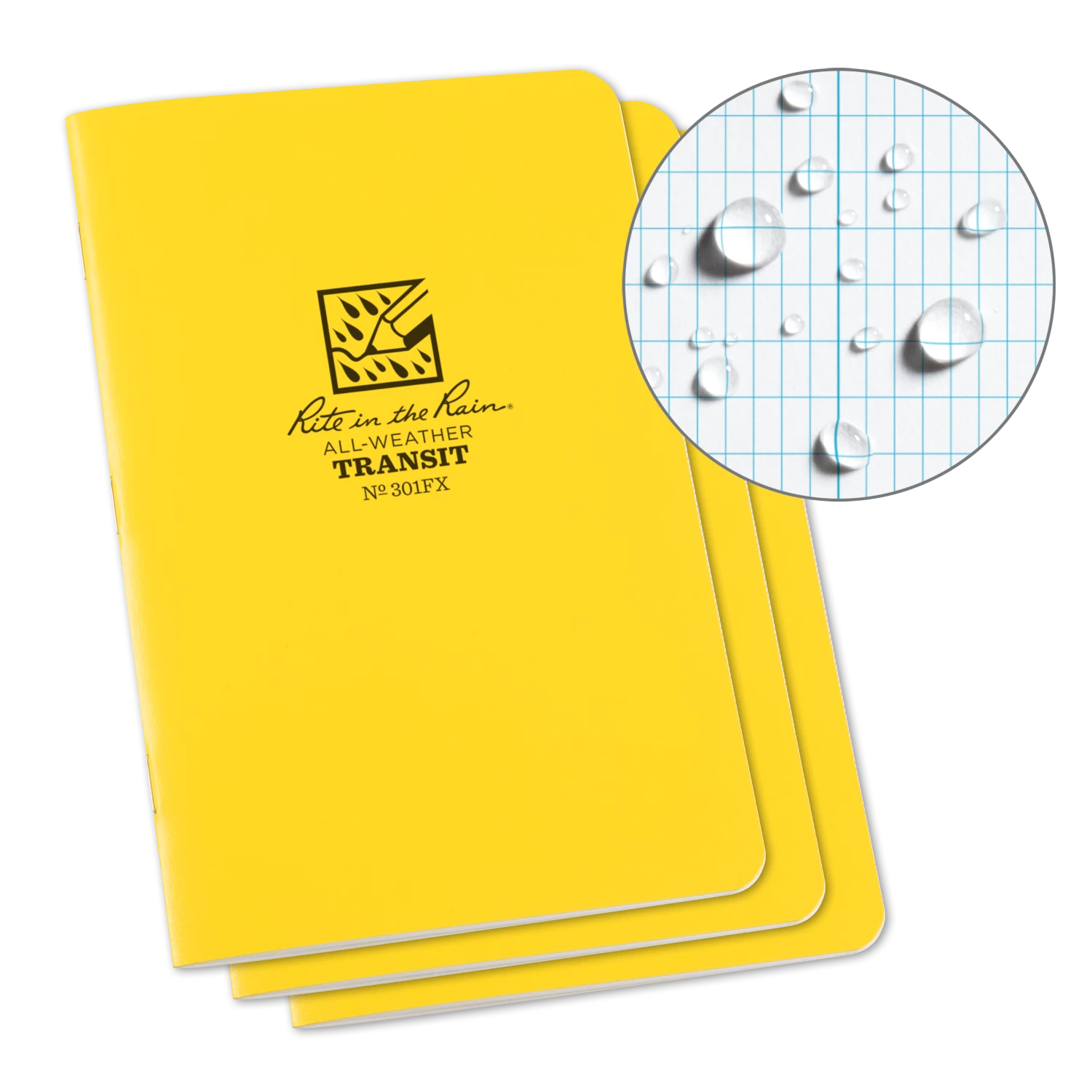Rite In The Rain Weatherproof Stapled Pattern Notebook, 4.625 In. X 7 In. - 3 Pack Books, Binders & Notepads 13 Rite In The Rain Weatherproof Stapled Pattern Notebook, 4.625 In. X 7 In. - 3 Pack Books, Binders & Notepads
