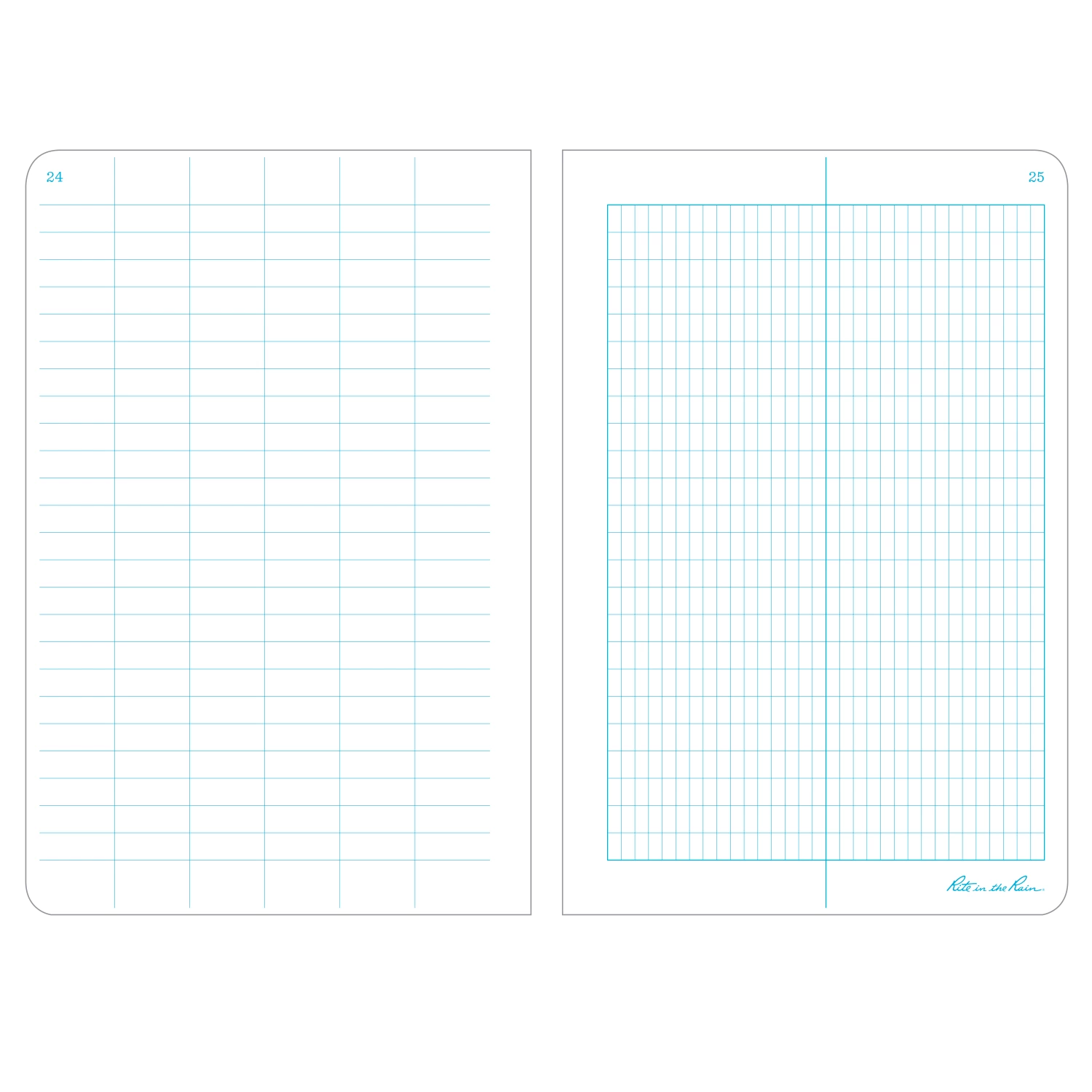 Rite In The Rain Weatherproof Stapled Pattern Notebook, 4.625 In. X 7 In. - 3 Pack Books, Binders & Notepads 14 Rite In The Rain Weatherproof Stapled Pattern Notebook, 4.625 In. X 7 In. - 3 Pack Books, Binders & Notepads