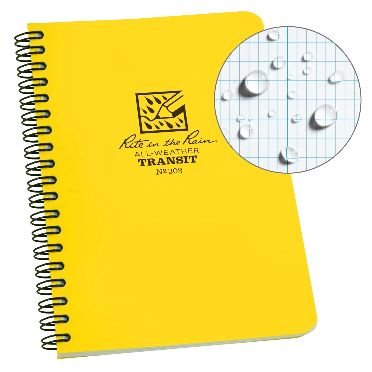 Rite In The Rain Weatherproof Side Spiral Notebook, 4.625 In. X 7 In. 14 Rite In The Rain Weatherproof Side Spiral Notebook, 4.625 In. X 7 In.