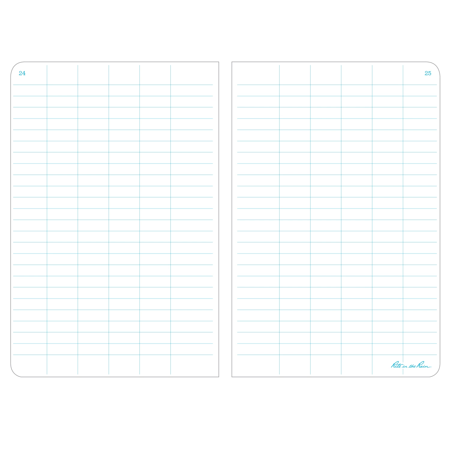 Rite In The Rain Weatherproof Stapled Pattern Notebook, 4.625 In. X 7 In. - 3 Pack Books, Binders & Notepads 7 Rite In The Rain Weatherproof Stapled Pattern Notebook, 4.625 In. X 7 In. - 3 Pack Books, Binders & Notepads