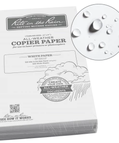 Rite In The Rain Weatherproof Laser Printer Paper 500 Sheets - 32# Waterproof Notebooks