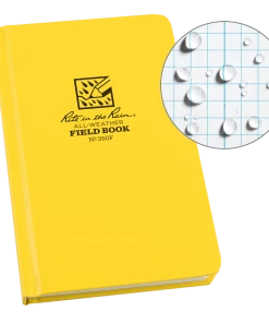 Waterproof Notebooks Rite In The Rain Weatherproof Hard Cover Notebook, 4.75 In. X 7.5 In. Field Pattern