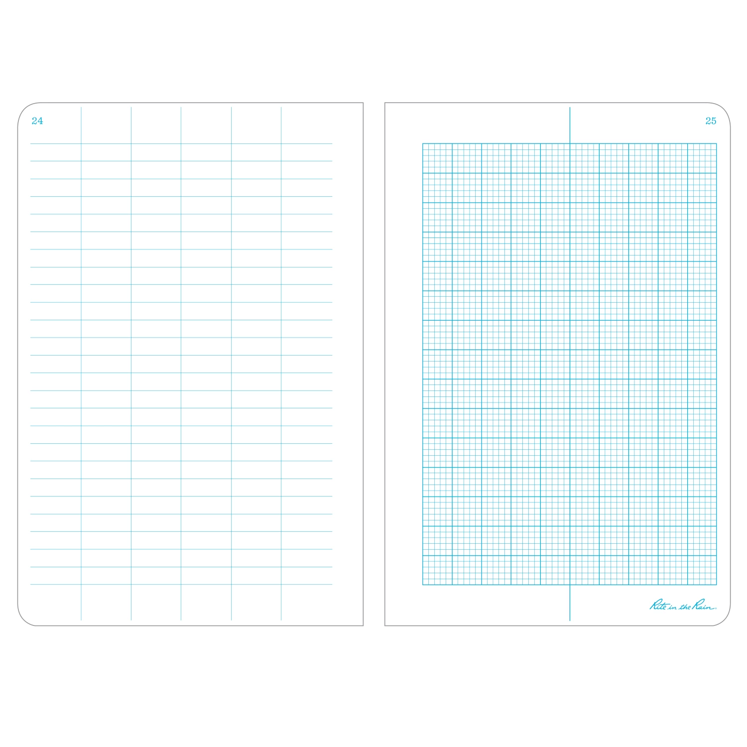 Rite In The Rain Weatherproof Stapled Pattern Notebook, 4.625 In. X 7 In. - 3 Pack Books, Binders & Notepads 11 Rite In The Rain Weatherproof Stapled Pattern Notebook, 4.625 In. X 7 In. - 3 Pack Books, Binders & Notepads
