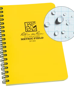 Rite In The Rain Weatherproof Side Spiral Notebook, 4.625 In. X 7 In. 26 Rite In The Rain Weatherproof Side Spiral Notebook, 4.625 In. X 7 In.