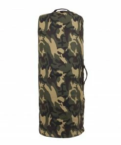 Rothco Canvas Duffel Bag With Side Zipper