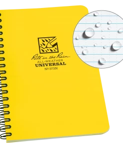 Rite In The Rain Weatherproof Side Spiral Notebook - Numbered Pages Waterproof Notebooks