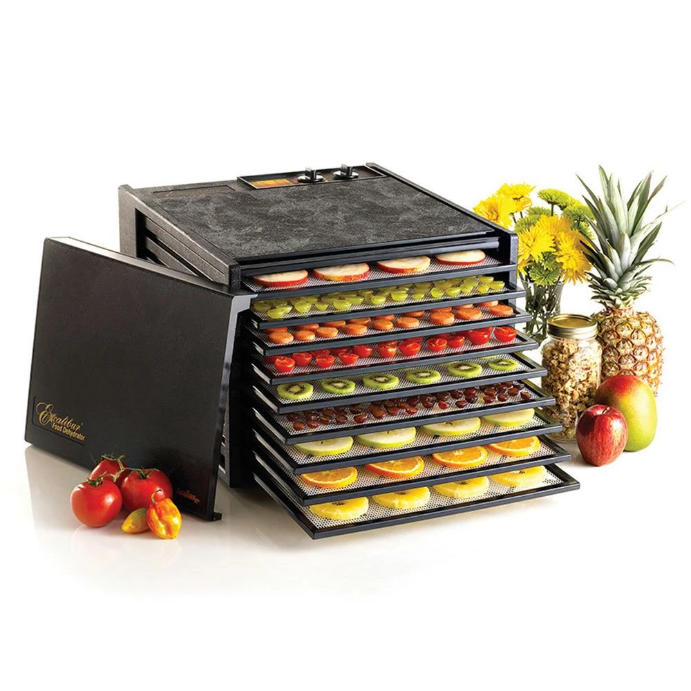 Excalibur 9-tray Dehydrator - 26hr Timer - Solid Door Appliances 1 Excalibur 9-tray Dehydrator - 26hr Timer - Solid Door Appliances