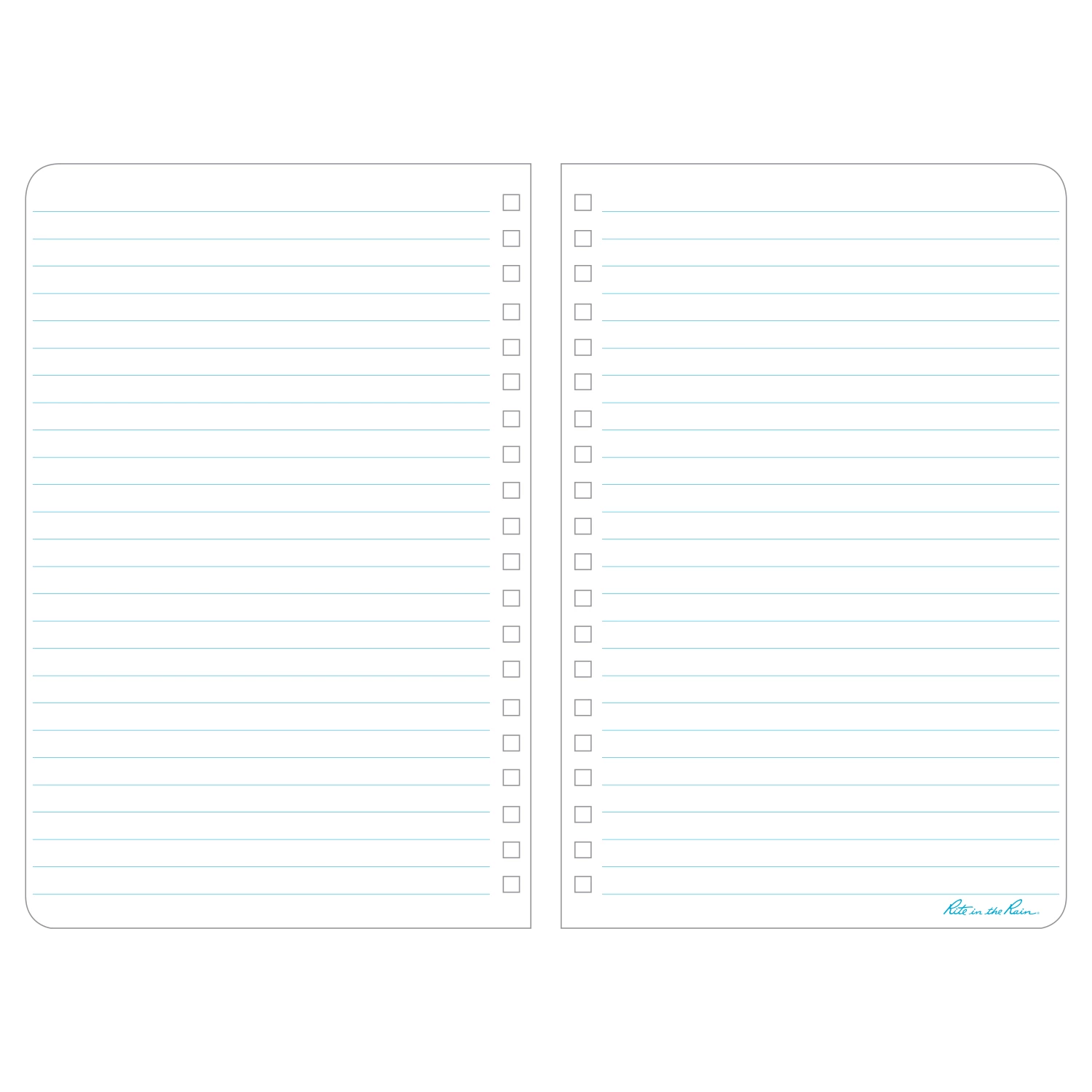 Rite In The Rain Weatherproof Side Spiral Notebook, 4.625 In. X 7 In. 5 Rite In The Rain Weatherproof Side Spiral Notebook, 4.625 In. X 7 In.