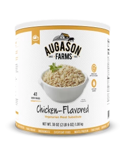 Augason Farms Chicken Flavored Vegetarian Meat Substitute Food & Food Storage