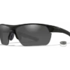 WILEY X GUARD ADVANCED SUNGLASSES 2 Lens Pack ~ Smoke Grey-Clear With Matte Black Frame Gear
