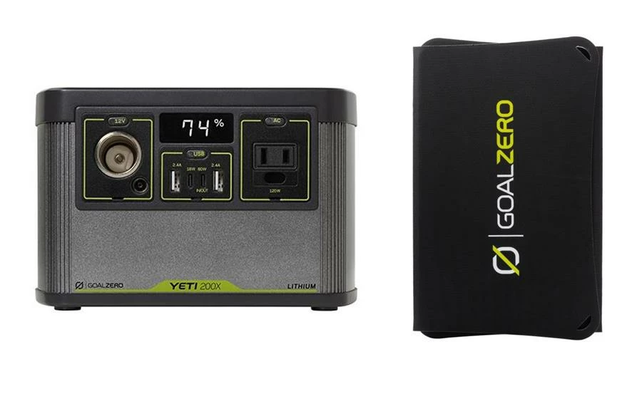 Goal Zero Yeti 200X Power Station With Nomad 20 Solar Panel 1 Goal Zero Yeti 200X Power Station With Nomad 20 Solar Panel