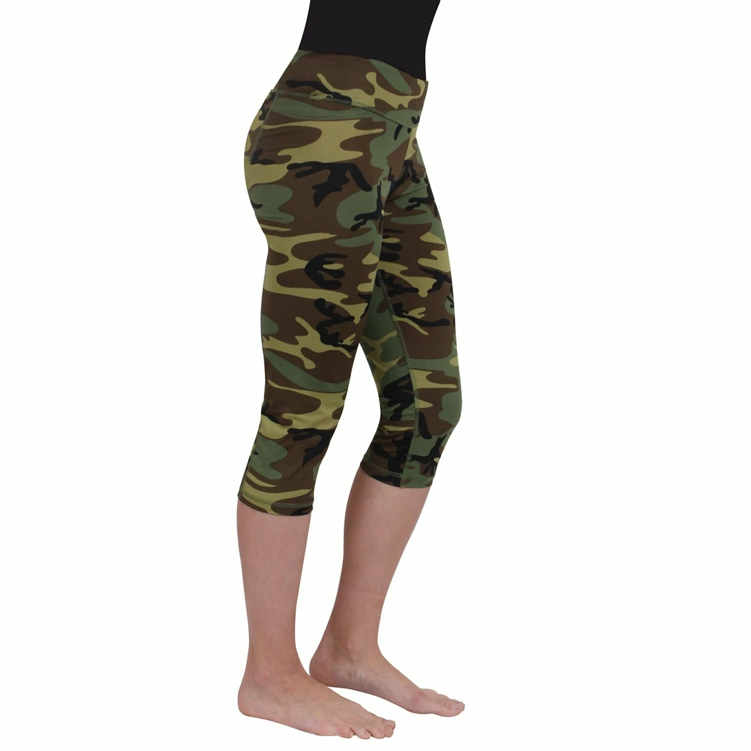 Rothco Women's Camo Workout Performance Capris 2 Rothco Women's Camo Workout Performance Capris