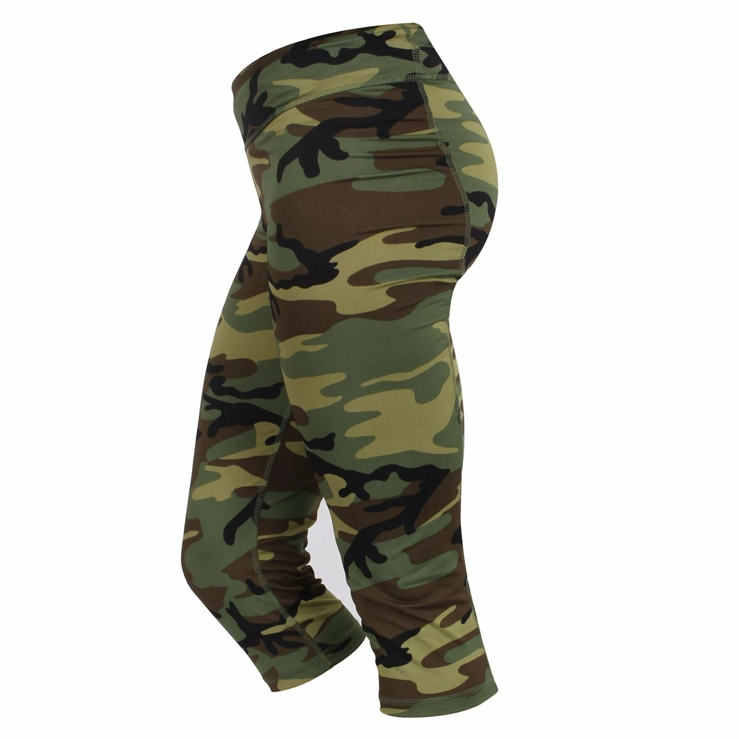 Rothco Women's Camo Workout Performance Capris 3 Rothco Women's Camo Workout Performance Capris
