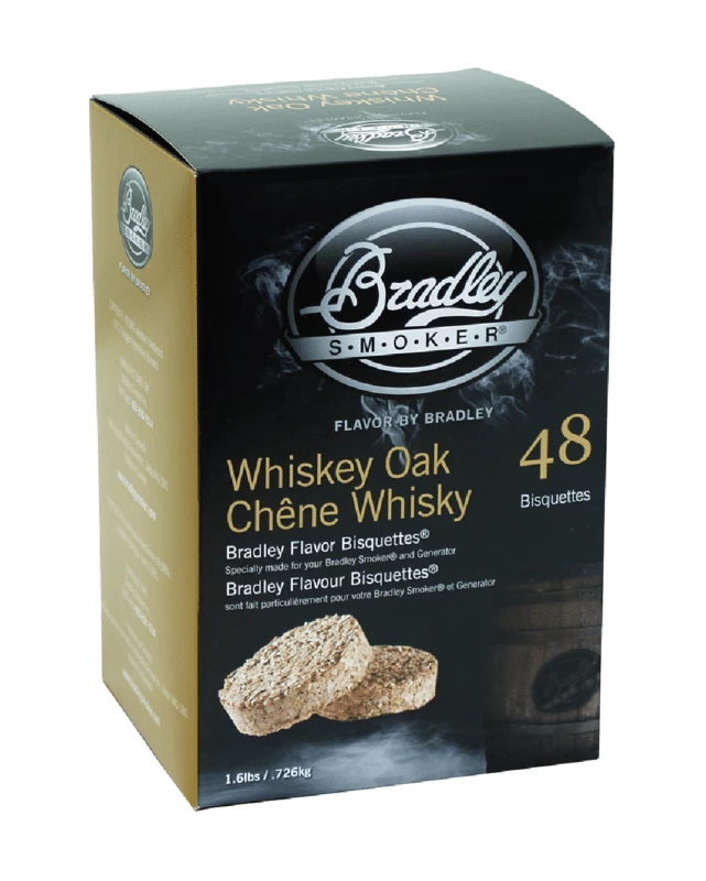 Bradley Flavor Bisquettes - Whiskey Oak 48Pk Bradley Bisquettes 1 Bradley Flavor Bisquettes - Whiskey Oak 48Pk Bradley Bisquettes