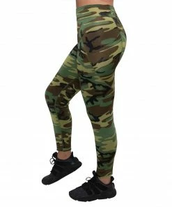 Rothco Women's Workout Performance Camo Leggings With Pockets