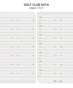 Rite In The Rain All Weather Golf Notebook, 3.5 In. X 6 In. Waterproof Notebooks