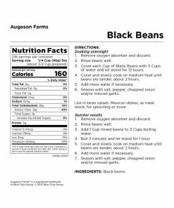 Food & Food Storage Augason Farms Black Beans