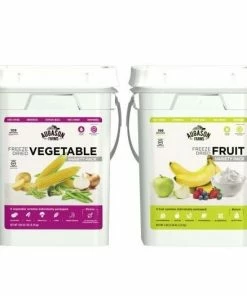 Augason Farms Freeze Dried Fruit & Vegetable Pail Combo