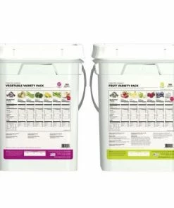 Augason Farms Freeze Dried Fruit & Vegetable Pail Combo