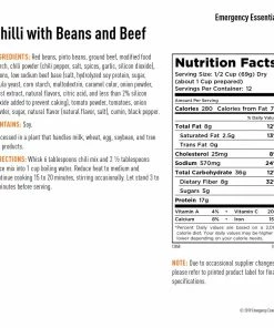 Food & Food Storage Emergency Essentials Chili With Beans & Beef