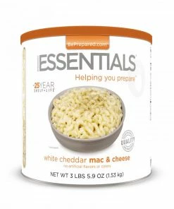 Emergency Essentials White Cheddar Mac & Cheese #10 Can Food & Food Storage
