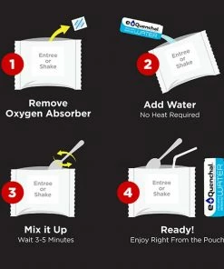 Food & Food Storage AUGASON FARMS READY NOW 24-Hour 1-Person Food & Water Supply (Steakhouse)