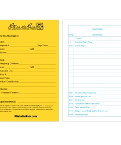 Rite In The Rain Weatherproof Stapled Notebook 4.625 In. X 7 In. - Expedition Journal Waterproof Notebooks