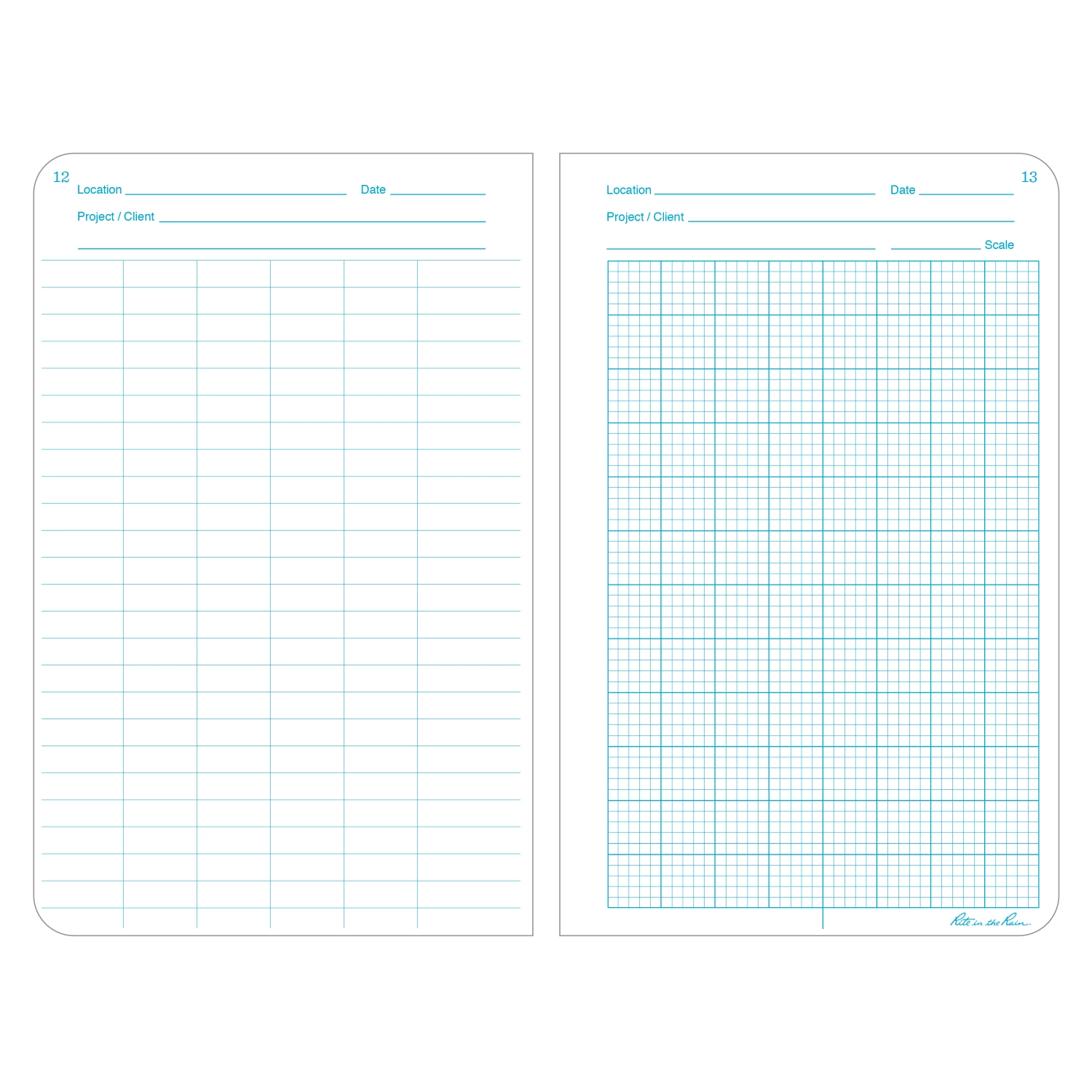 Rite In The Rain Weatherproof Hard Cover Notebook, 4.75 In. X 7.5 In. Geological Pattern Waterproof Notebooks 2 Rite In The Rain Weatherproof Hard Cover Notebook, 4.75 In. X 7.5 In. Geological Pattern Waterproof Notebooks