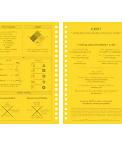 Rite In The Rain Weatherproof Side Spiral Notebook, 4.625 In. X 7 In. CERT Field Operator's Guide FOG Waterproof Notebooks 8 Rite In The Rain Weatherproof Side Spiral Notebook, 4.625 In. X 7 In. CERT Field Operator's Guide FOG Waterproof Notebooks