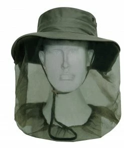 Rothco Adjustable Boonie Hat With Mosquito Netting - Olive Drab - One Size