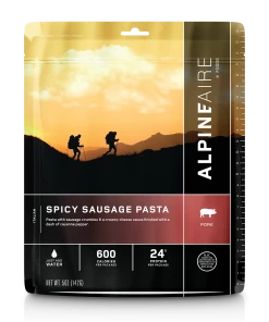 AlpineAire Spicy Sausage Pasta (Pork) Backpacking Meals